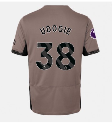 Tottenham Hotspur Destiny Udogie #38 Tercera Equipación 2023-24 Manga Corta